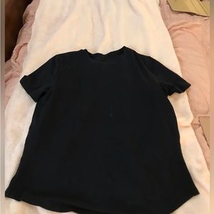 Lululemon Black Short Sleeve Shirt